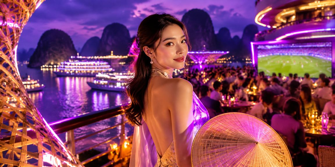 Cảnh Vịnh Hạ Long với người dùng tìm hiểu điều khoản sử dụng dịch vụ cá cược